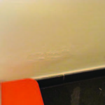 Bad - Schimmelbildung - rinnende Waschmaschine, kaputte Lüftung